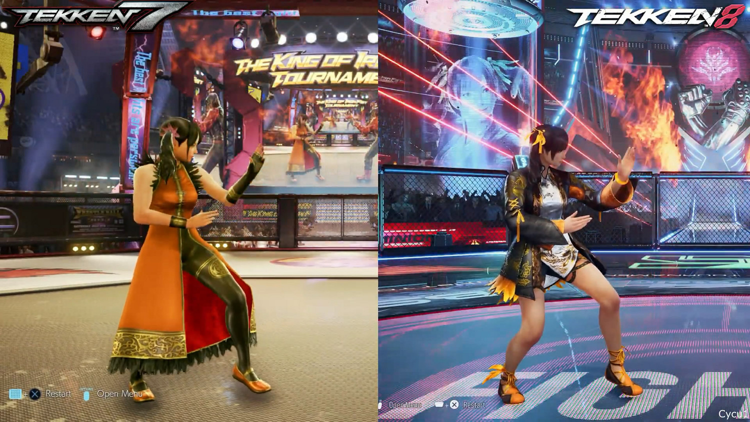 《鐵拳8》VS《鐵拳7》畫面對比:有進步但提升不大 《鐵拳8》VS《鐵拳7》畫面對比:有進步但提升不大