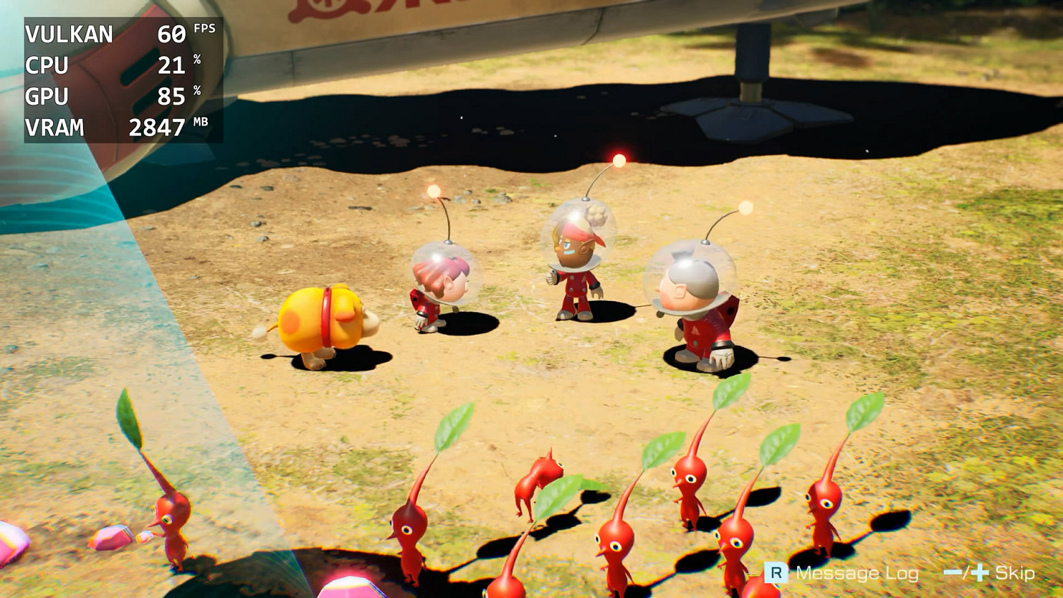 Yuzu模擬器《皮克敏4》展示:60幀暢玩超越Switch版遊戲 Yuzu模擬器《皮克敏4》展示:60幀暢玩超越Switch版遊戲