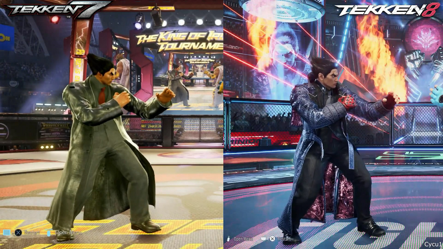 《鐵拳8》VS《鐵拳7》畫面對比:有進步但提升不大 《鐵拳8》VS《鐵拳7》畫面對比:有進步但提升不大