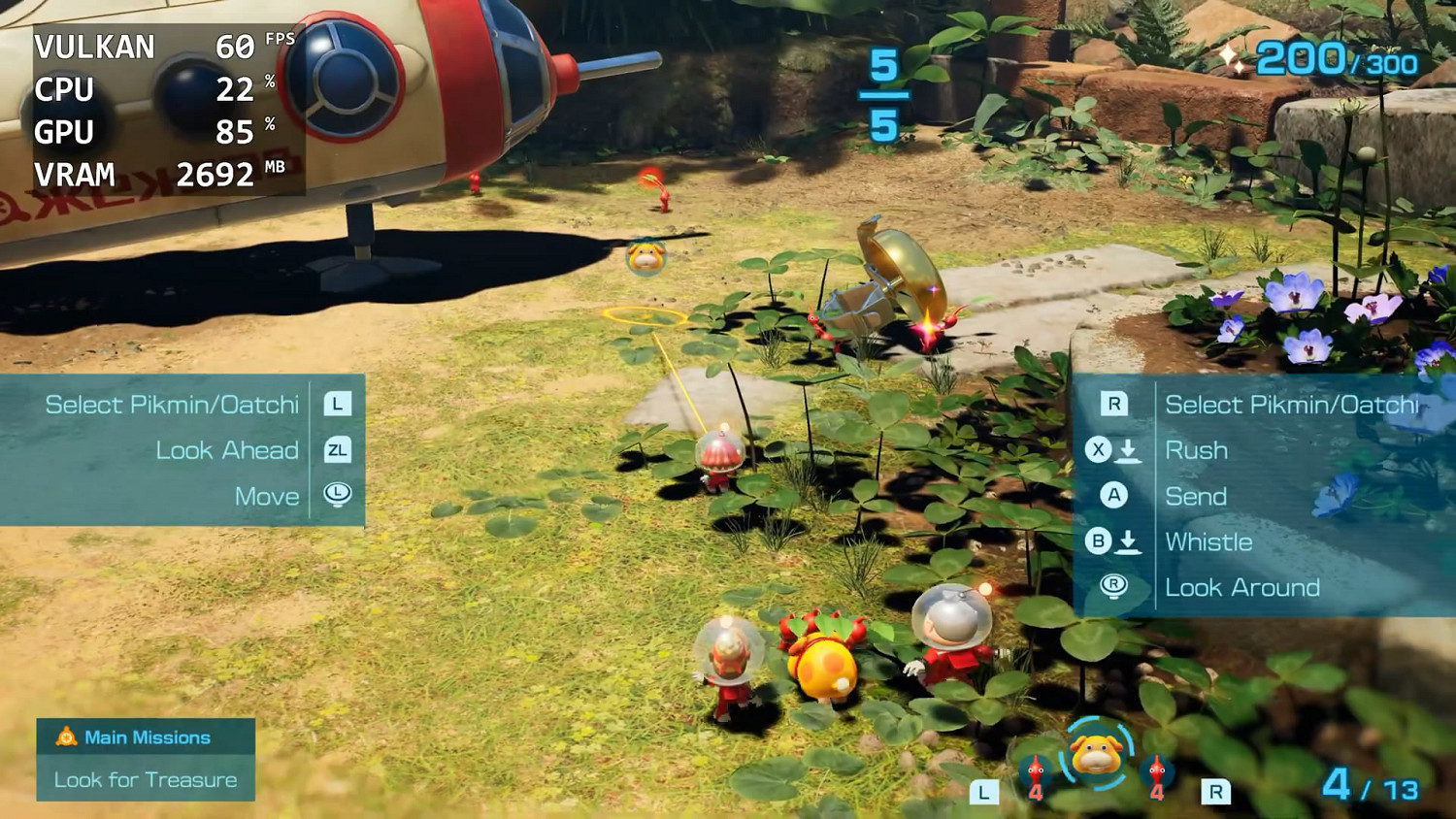 Yuzu模擬器《皮克敏4》展示:60幀暢玩超越Switch版遊戲 Yuzu模擬器《皮克敏4》展示:60幀暢玩超越Switch版遊戲