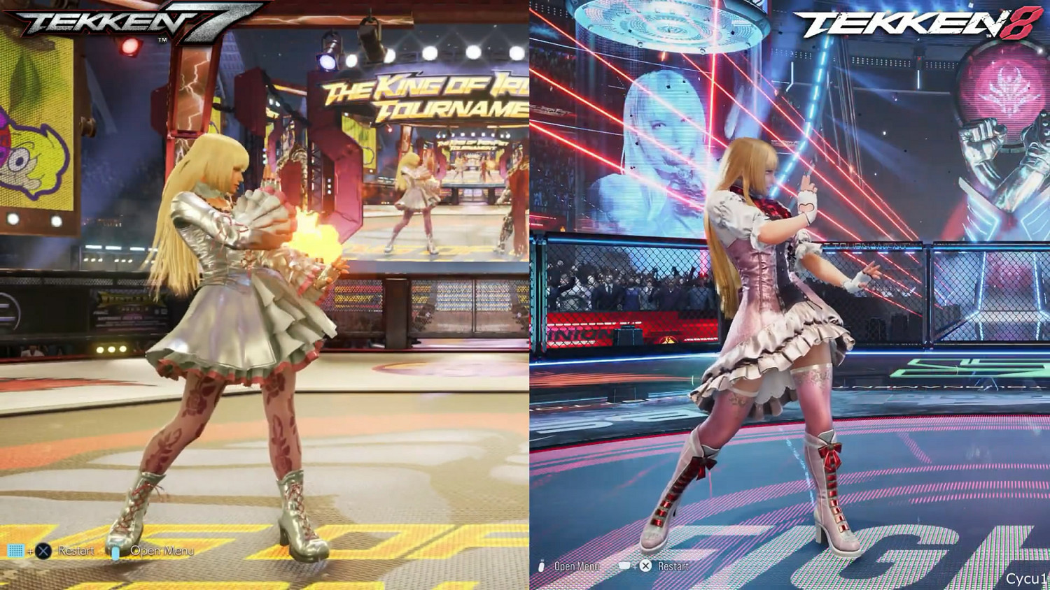 《鐵拳8》VS《鐵拳7》畫面對比:有進步但提升不大 《鐵拳8》VS《鐵拳7》畫面對比:有進步但提升不大