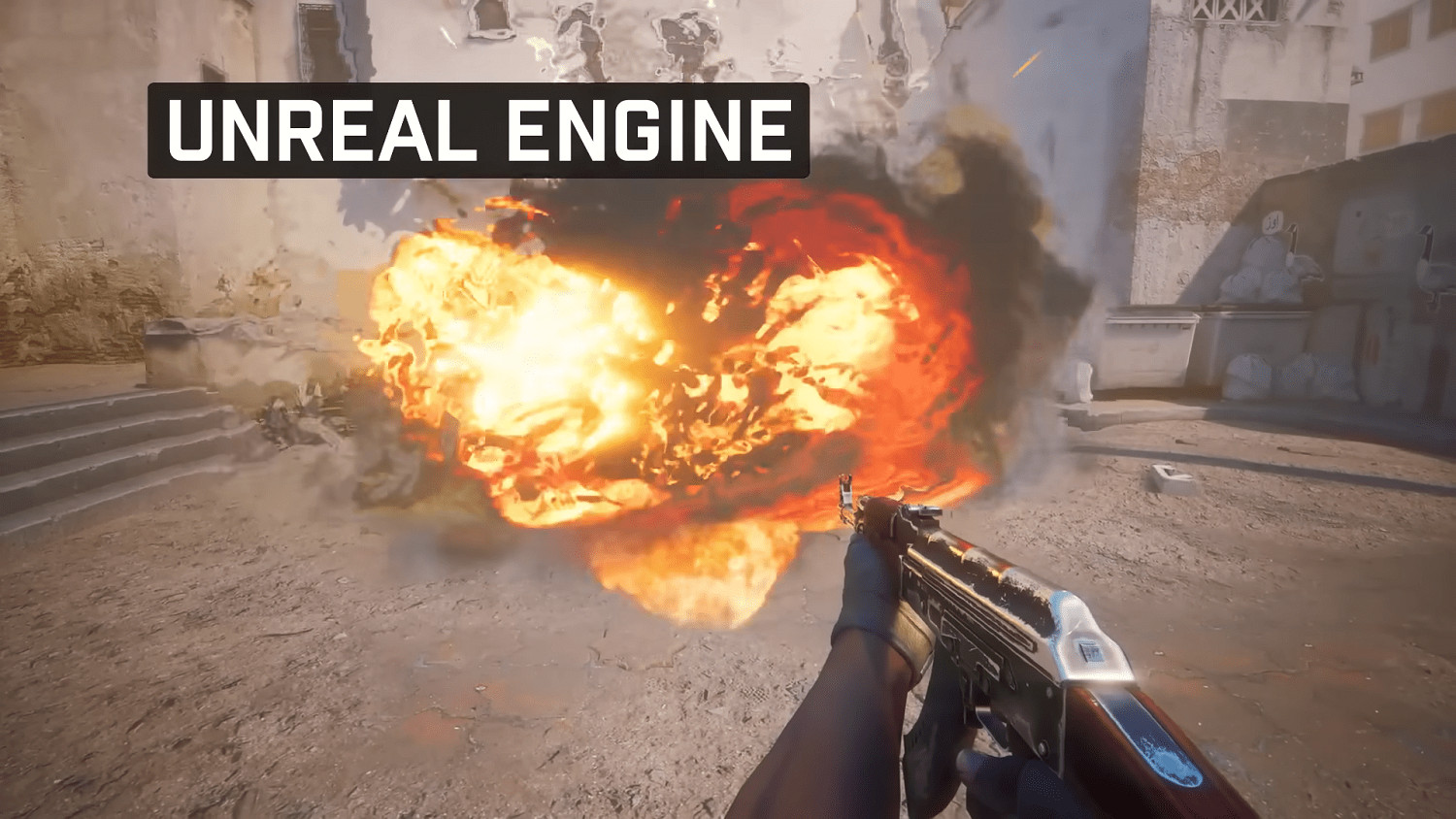 《CS：GO》起源1/起源2/虛幻5三版本畫面對比