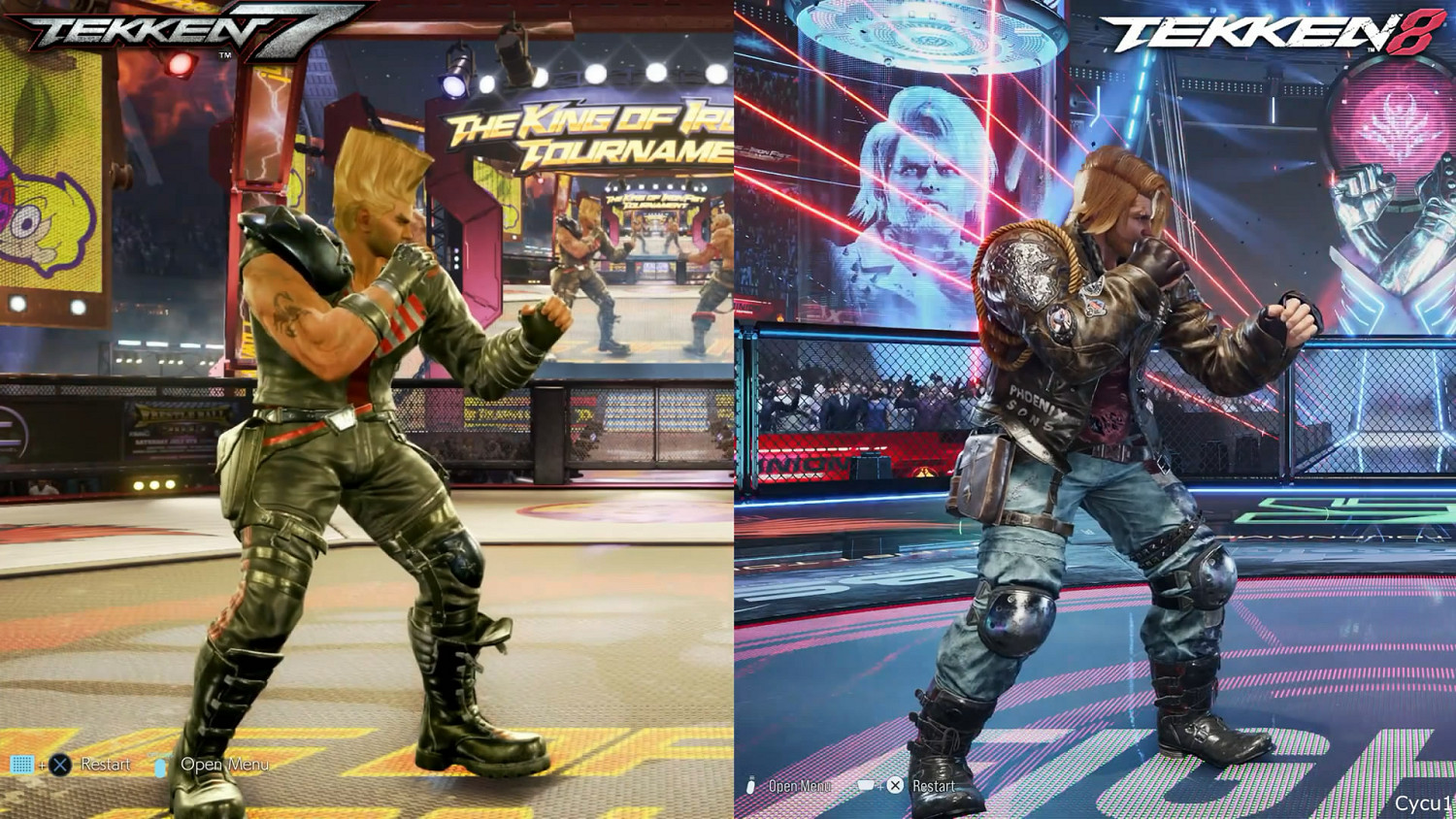 《鐵拳8》VS《鐵拳7》畫面對比:有進步但提升不大 《鐵拳8》VS《鐵拳7》畫面對比:有進步但提升不大