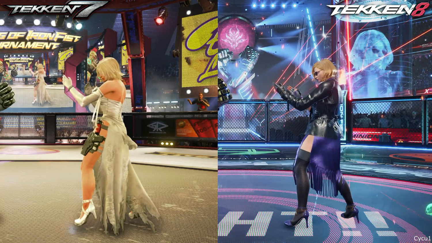 《鐵拳8》VS《鐵拳7》畫面對比:有進步但提升不大 《鐵拳8》VS《鐵拳7》畫面對比:有進步但提升不大