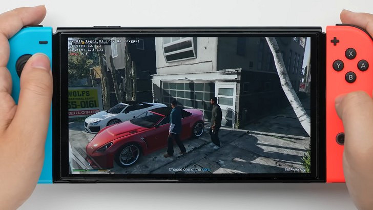 國外玩家成功超頻Switch運行《GTA5》