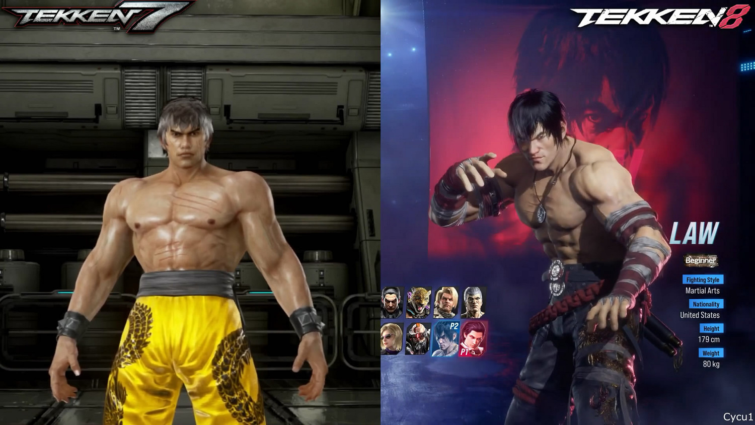 《鐵拳8》VS《鐵拳7》畫面對比:有進步但提升不大 《鐵拳8》VS《鐵拳7》畫面對比:有進步但提升不大