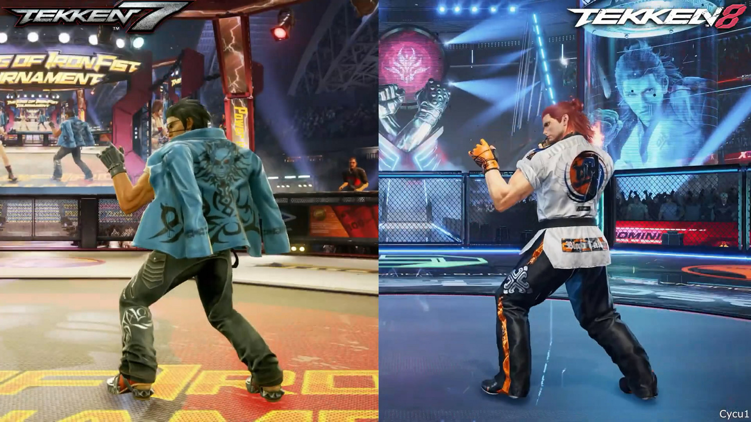 《鐵拳8》VS《鐵拳7》畫面對比:有進步但提升不大 《鐵拳8》VS《鐵拳7》畫面對比:有進步但提升不大