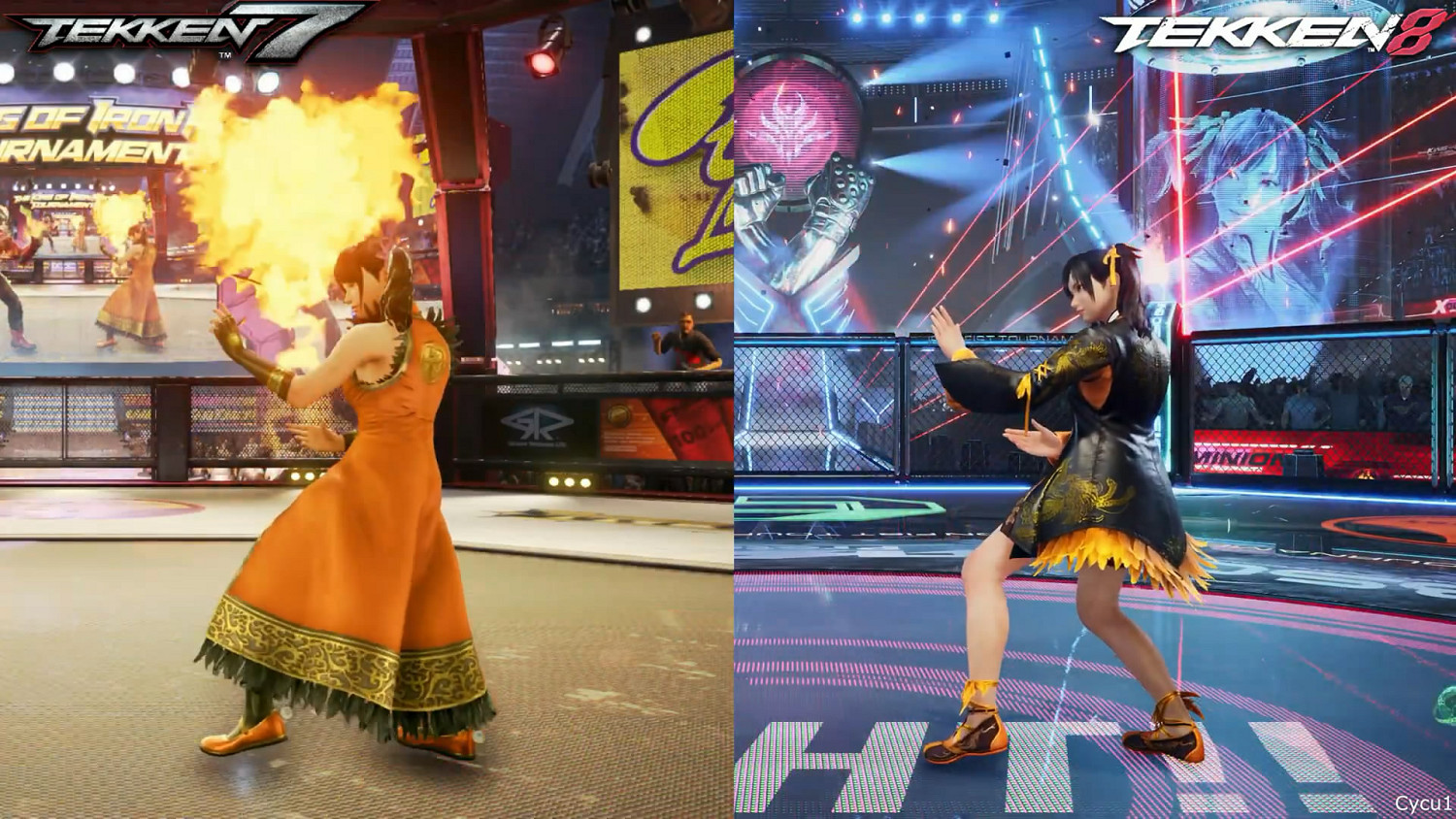 《鐵拳8》VS《鐵拳7》畫面對比:有進步但提升不大 《鐵拳8》VS《鐵拳7》畫面對比:有進步但提升不大