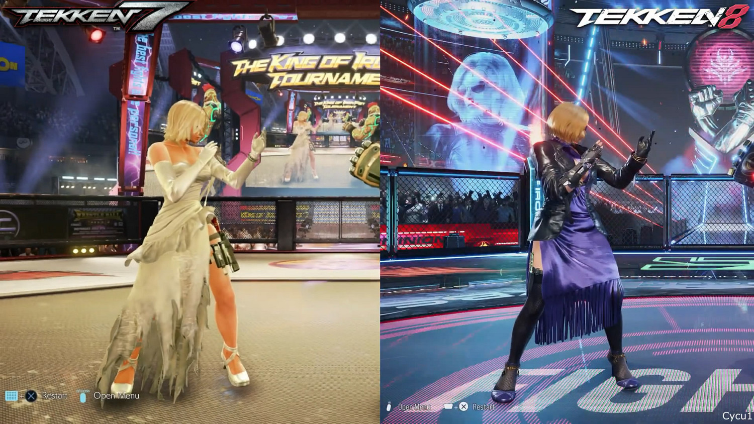 《鐵拳8》VS《鐵拳7》畫面對比:有進步但提升不大 《鐵拳8》VS《鐵拳7》畫面對比:有進步但提升不大