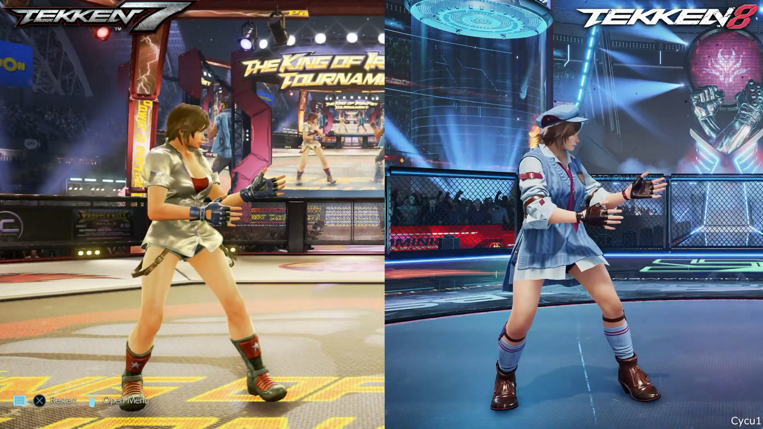 《鐵拳8》VS《鐵拳7》畫面對比:有進步但提升不大 《鐵拳8》VS《鐵拳7》畫面對比:有進步但提升不大