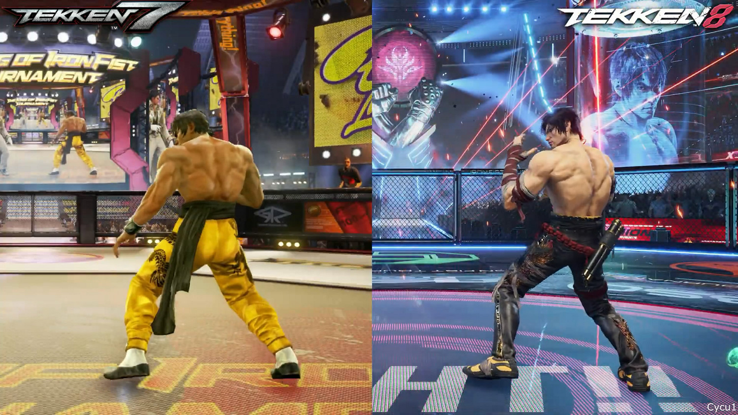 《鐵拳8》VS《鐵拳7》畫面對比:有進步但提升不大 《鐵拳8》VS《鐵拳7》畫面對比:有進步但提升不大