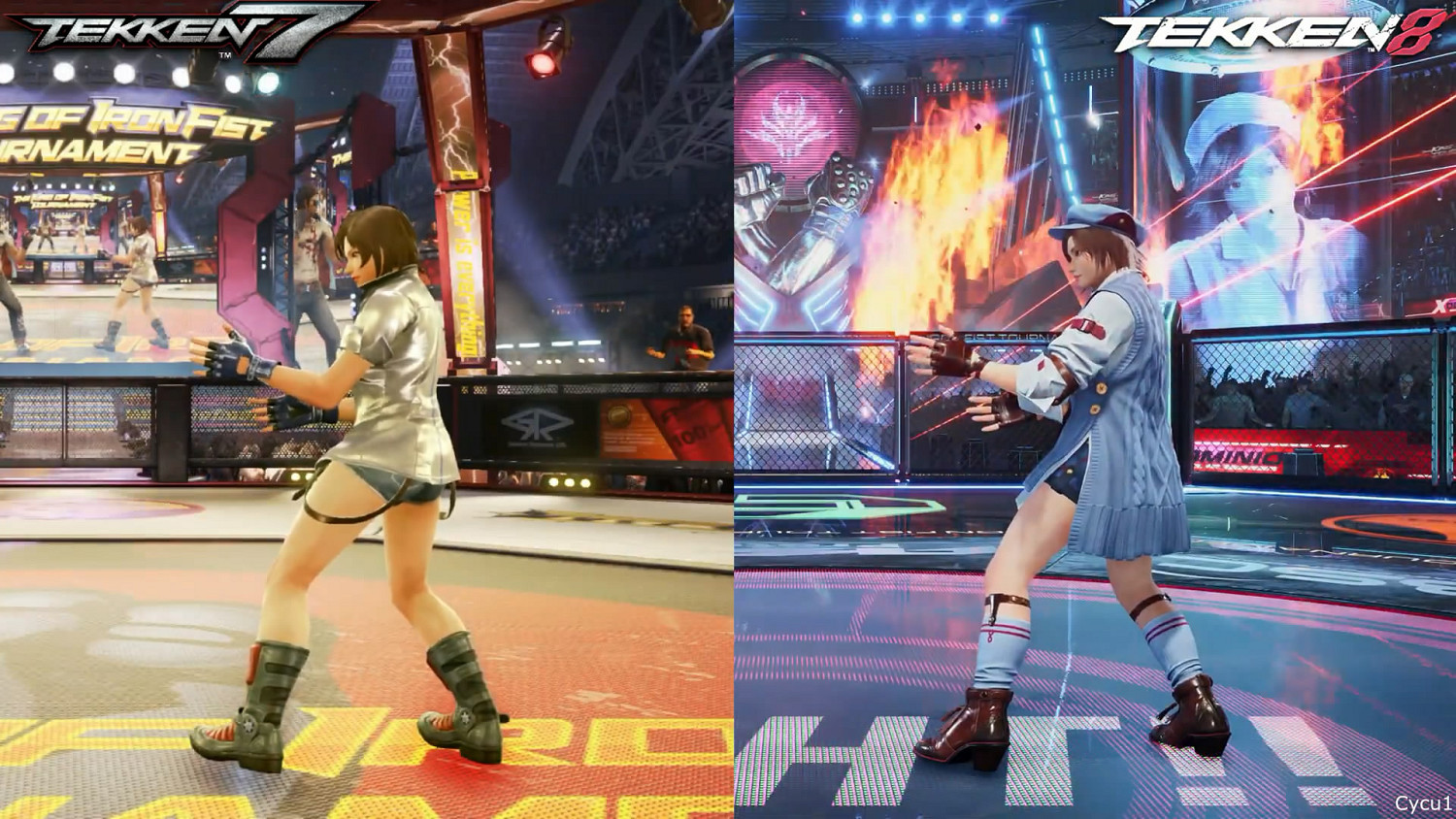 《鐵拳8》VS《鐵拳7》畫面對比:有進步但提升不大 《鐵拳8》VS《鐵拳7》畫面對比:有進步但提升不大