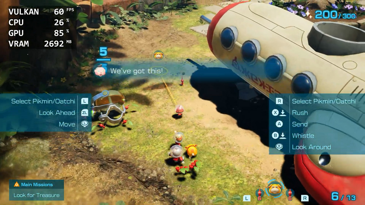 Yuzu模擬器《皮克敏4》展示:60幀暢玩超越Switch版遊戲 Yuzu模擬器《皮克敏4》展示:60幀暢玩超越Switch版遊戲