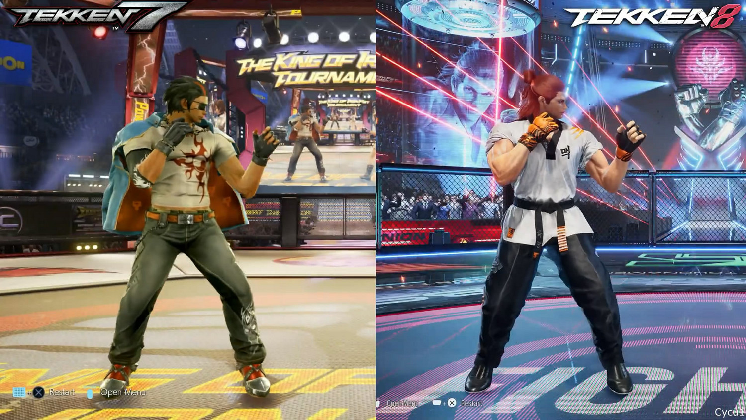 《鐵拳8》VS《鐵拳7》畫面對比:有進步但提升不大 《鐵拳8》VS《鐵拳7》畫面對比:有進步但提升不大