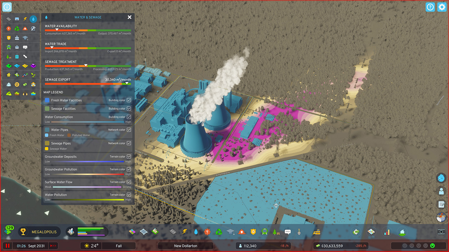 更方便了《大都會：天際2》電力和水處理系統重大升級