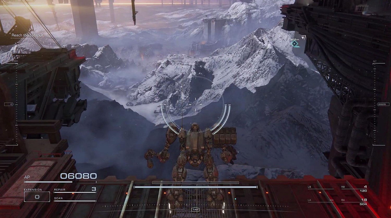 《裝甲核心6》中文實機展示 關卡規模龐大、戰鬥炫酷