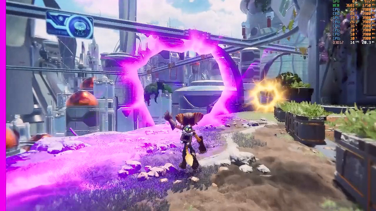 《瑞奇與叮噹:時空跳轉》機械硬碟 最低畫質展示 《瑞奇與叮噹:時空跳轉》機械硬碟 最低畫質展示