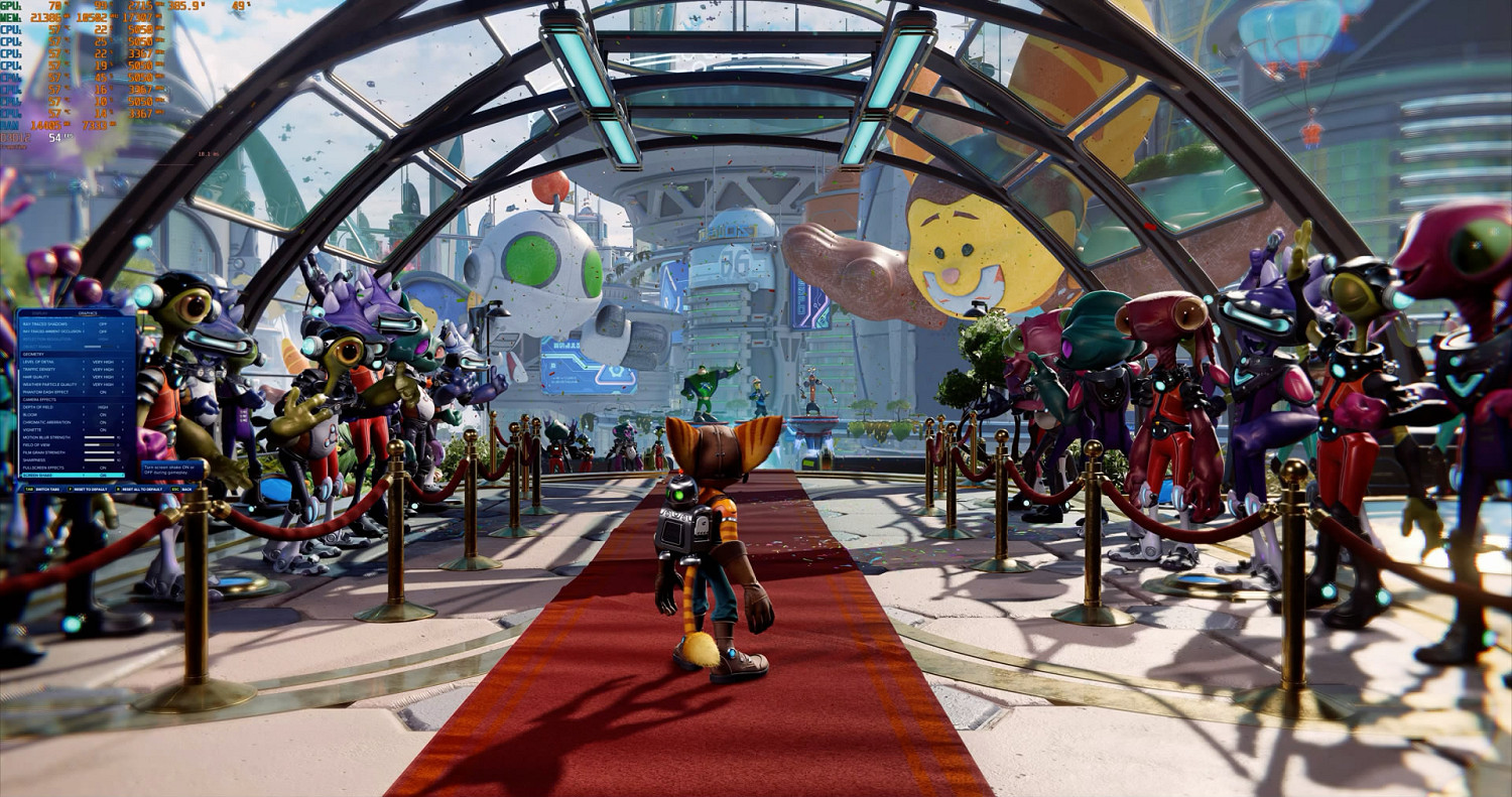 PC版《瑞奇與叮噹:時空跳轉》RTX4090評測影片! PC版《瑞奇與叮噹:時空跳轉》RTX4090評測影片!