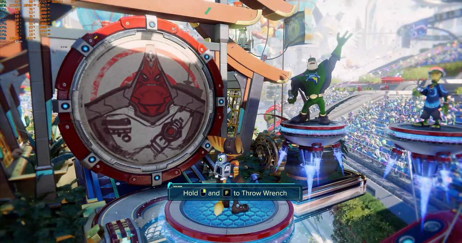 PC版《瑞奇與叮噹:時空跳轉》RTX4090評測影片! PC版《瑞奇與叮噹:時空跳轉》RTX4090評測影片!