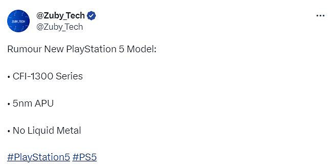 傳聞:PS5 Slim將採用5nm APU 取消液金冷卻 傳聞:PS5 Slim將採用5nm APU 取消液金冷卻