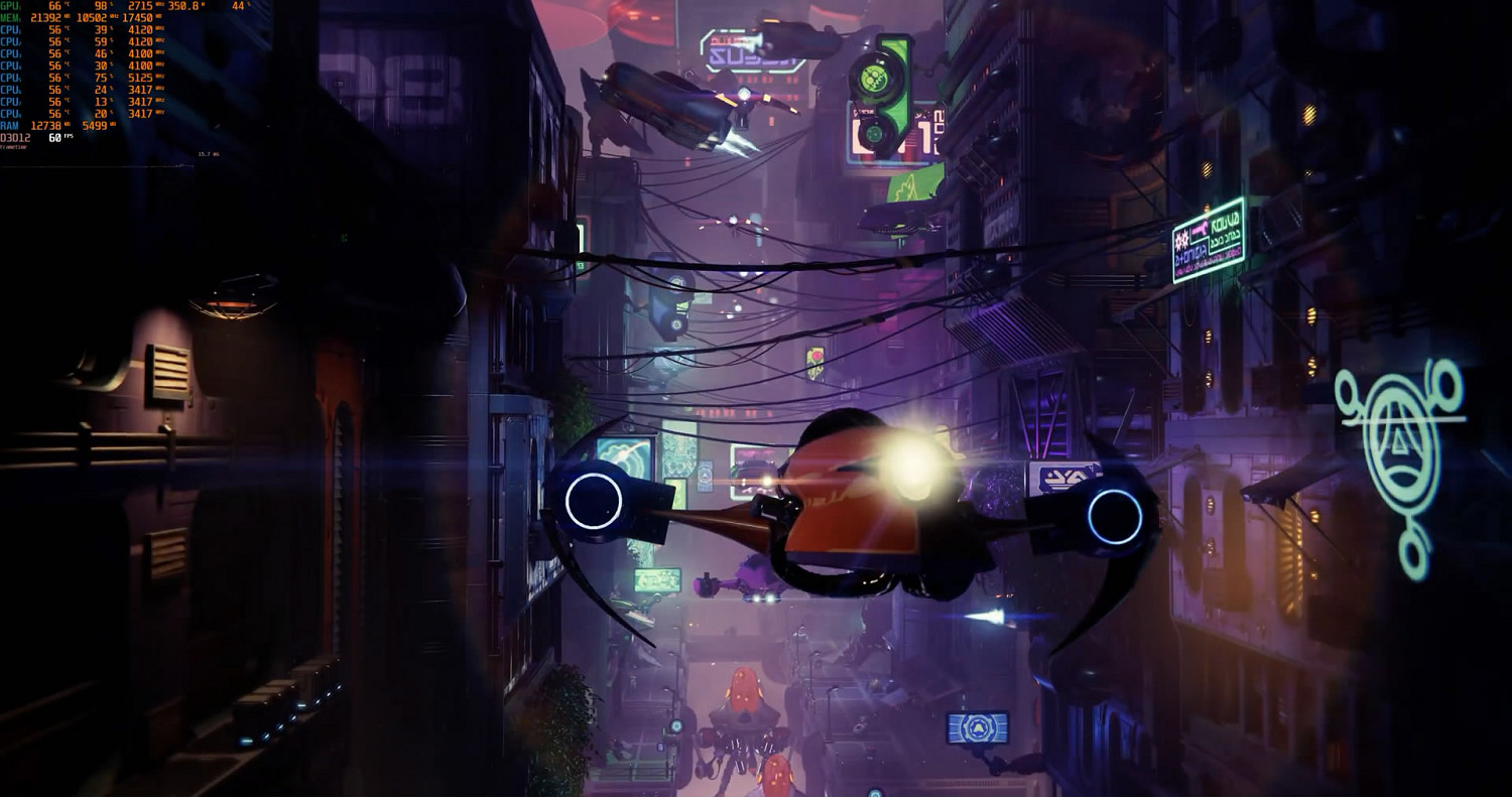 PC版《瑞奇與叮噹:時空跳轉》RTX4090評測影片! PC版《瑞奇與叮噹:時空跳轉》RTX4090評測影片!