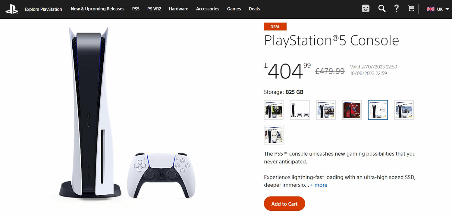 PS5清倉大甩賣?歐洲地區PS5迎來“新史低”價格! PS5清倉大甩賣?歐洲地區PS5迎來“新史低”價格!