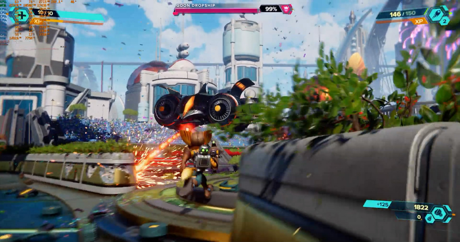 PC版《瑞奇與叮噹:時空跳轉》RTX4090評測影片! PC版《瑞奇與叮噹:時空跳轉》RTX4090評測影片!