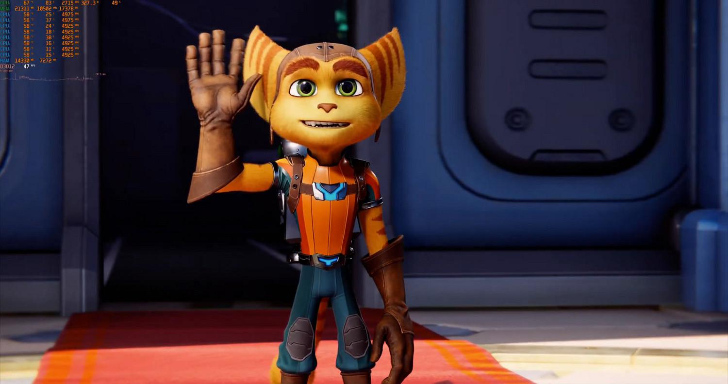 PC版《瑞奇與叮噹:時空跳轉》RTX4090評測影片! PC版《瑞奇與叮噹:時空跳轉》RTX4090評測影片!