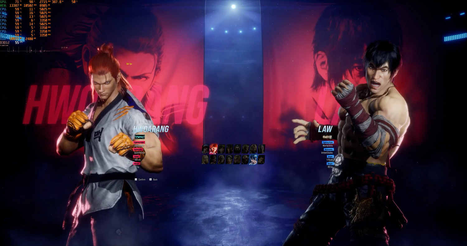 《鐵拳8》RTX4090評測影片:8K/最高畫質 無法穩60幀 《鐵拳8》RTX4090評測影片:8K/最高畫質 無法穩60幀