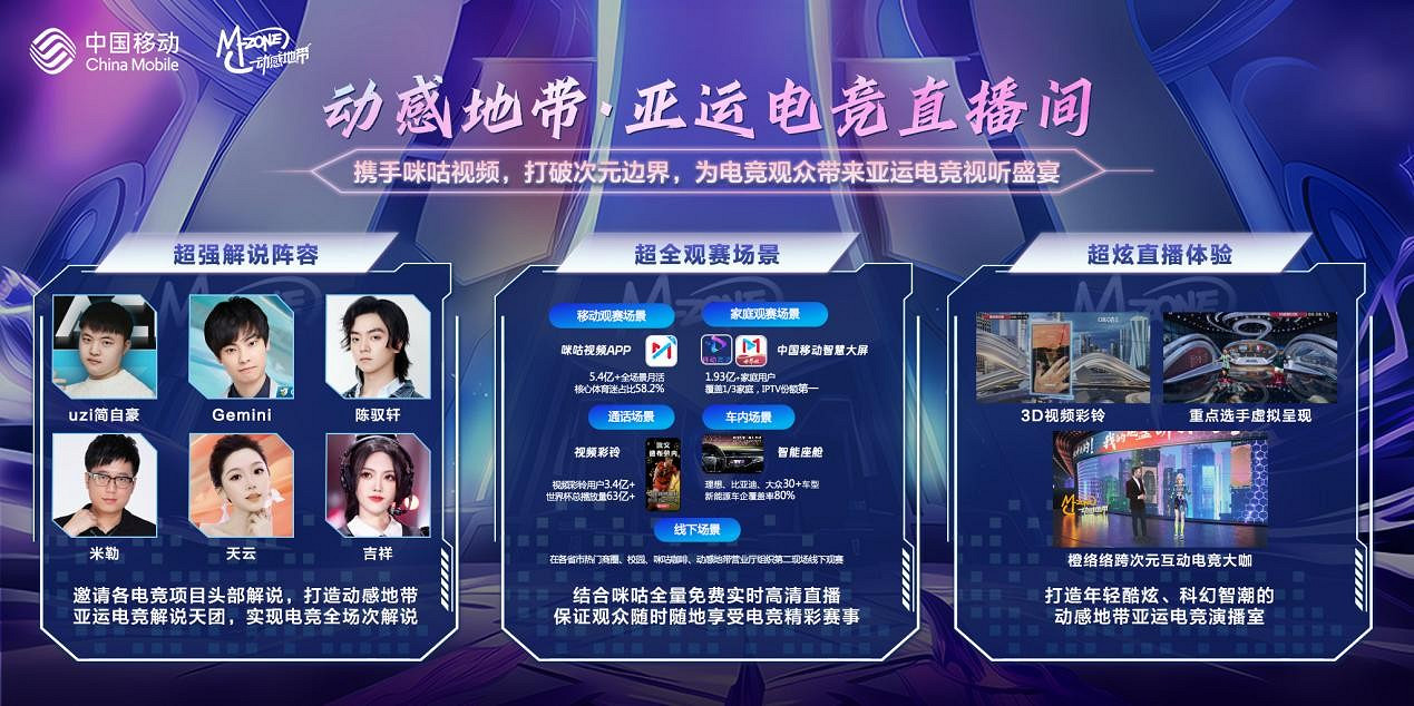 中國移動亞運電競發布會 “國家隊”助推產業行穩致遠