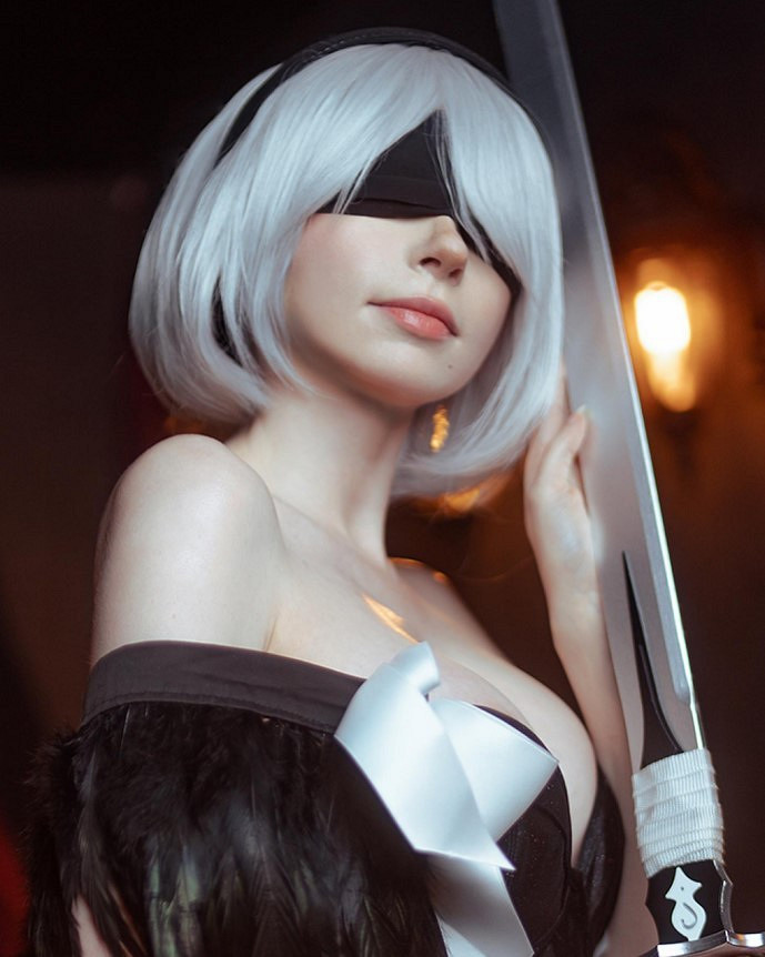 國外美女COS《尼爾》2B小姐姐 性感身材一覽無餘! 國外美女COS《尼爾》2B小姐姐 性感身材一覽無餘!