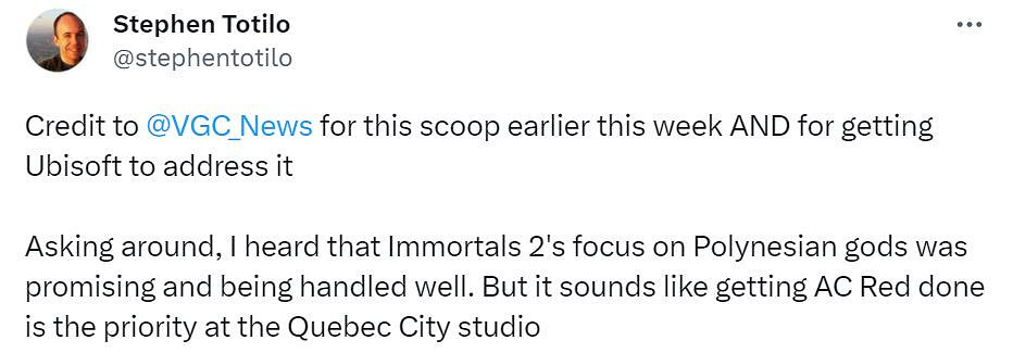 被取消的《渡神紀2》可惜了？主創團隊或被強行調走