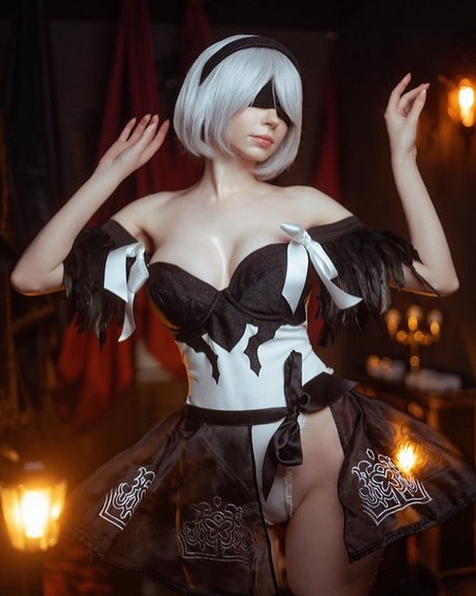 國外美女COS《尼爾》2B小姐姐 性感身材一覽無餘! 國外美女COS《尼爾》2B小姐姐 性感身材一覽無餘!