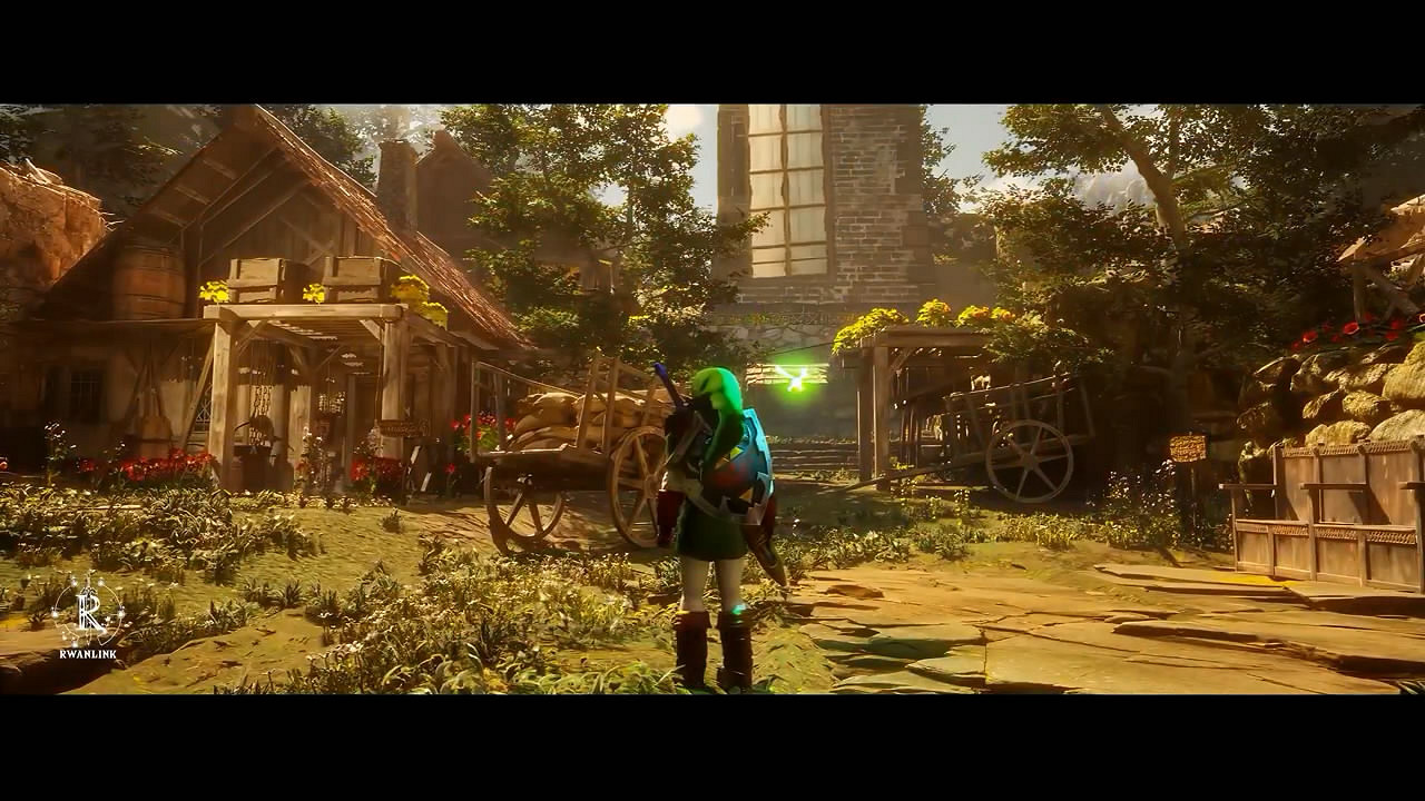 藝術家虛幻5重製《塞爾達傳說：時之笛》！展示欣賞