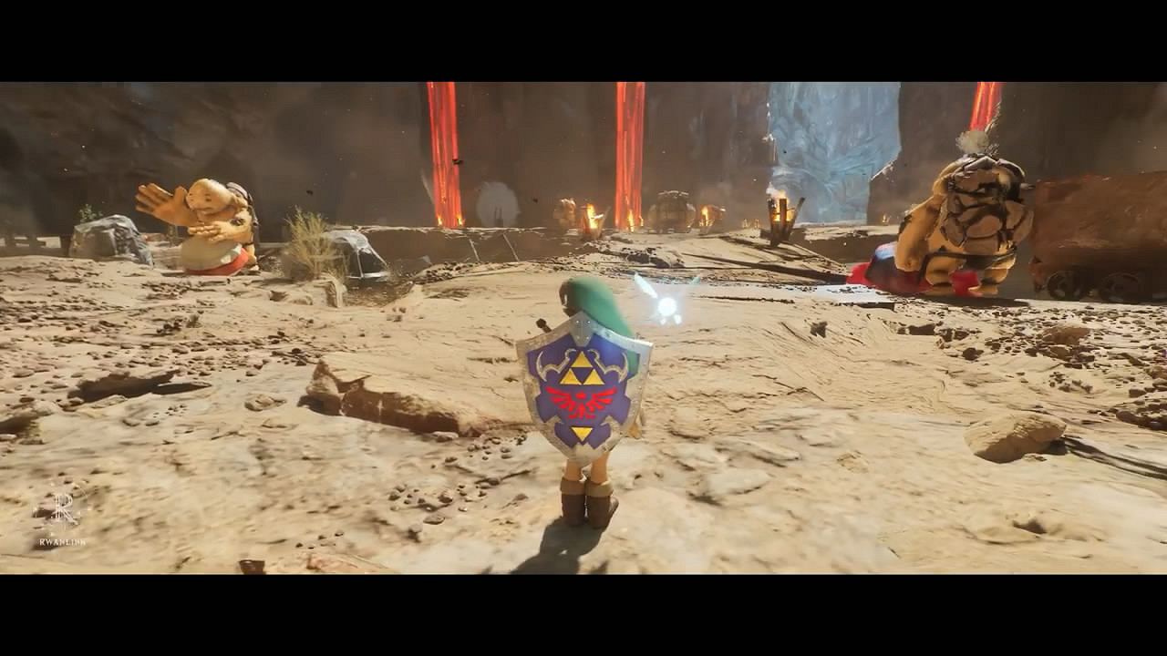 藝術家虛幻5重製《塞爾達傳說：時之笛》！展示欣賞