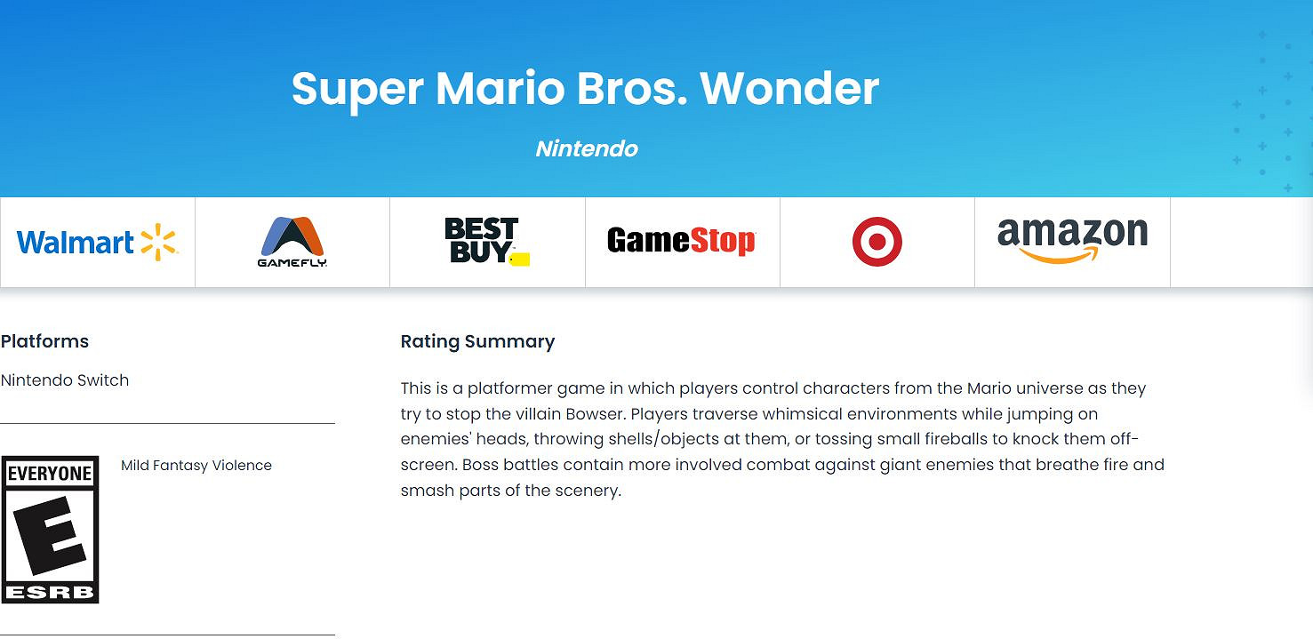 《超級馬裡奧兄弟：驚奇》通過評級 酷霸王再任反派