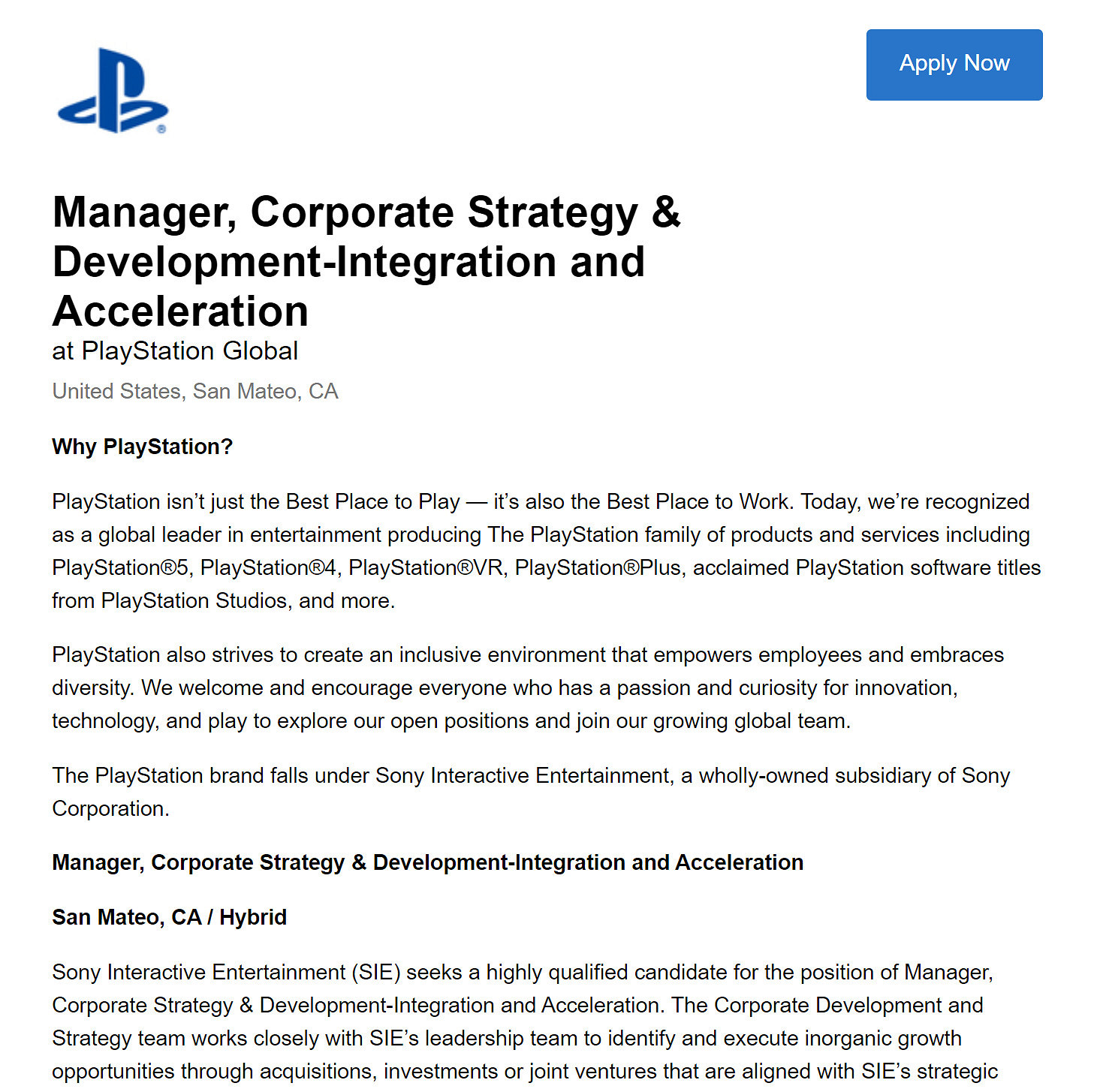 SIE招募收購經理 將來還會大舉收購工作室