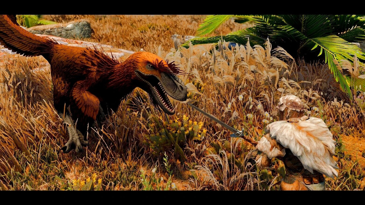 《上古卷軸V：無界天際》恐龍MOD發布：迅猛龍凶猛狡猾！