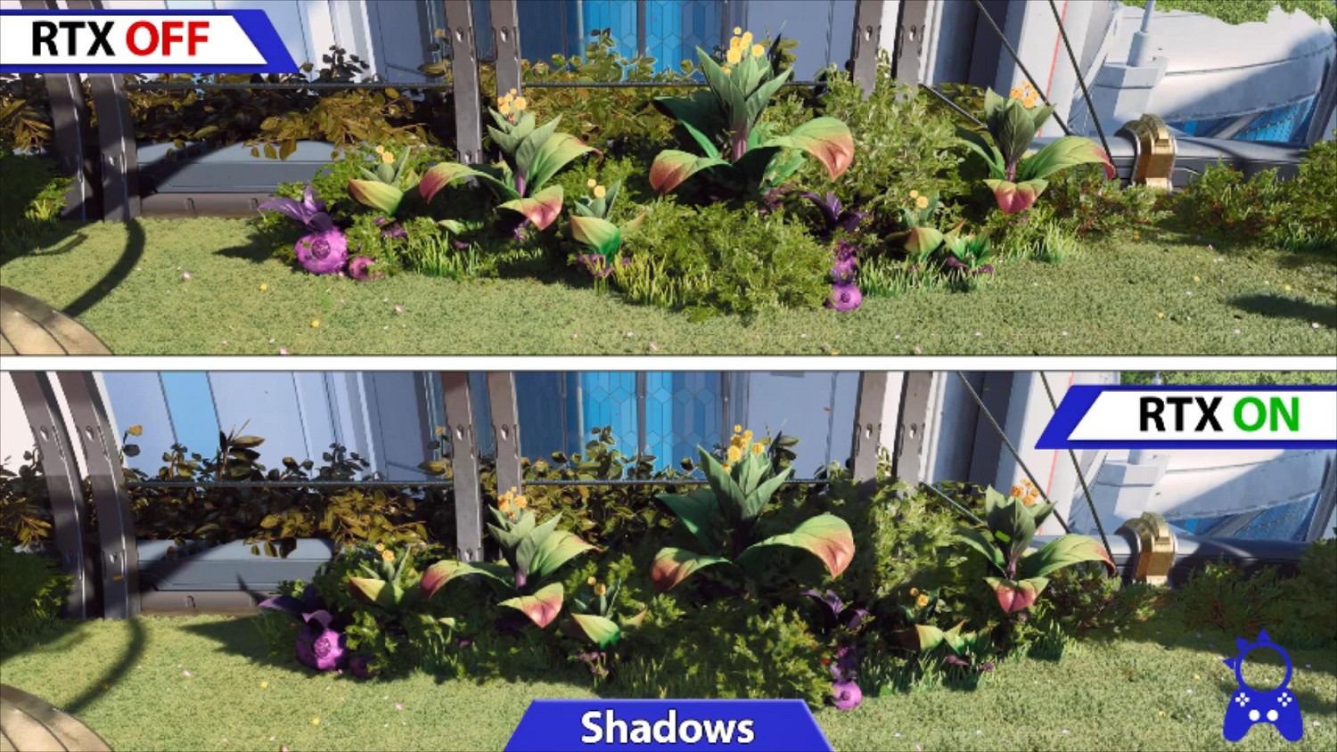 《瑞奇與叮噹：時空跳轉》PC版光線追蹤效果對比