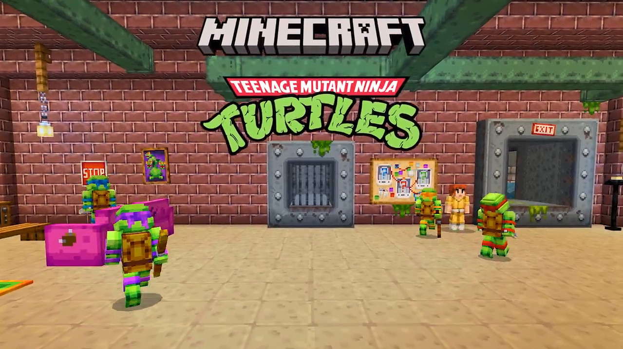 《當個創世神麥塊》新連動DLC《忍者龜》正式公開！