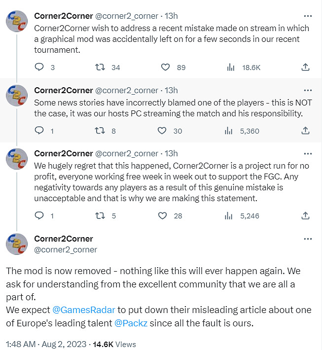 主辦方澄清《快打旋風6》比賽春麗光身子事件！與選手無關