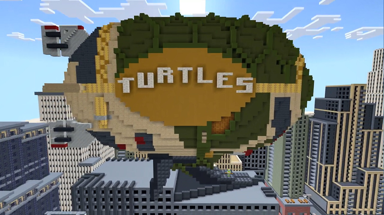 《當個創世神麥塊》新連動DLC《忍者龜》正式公開！