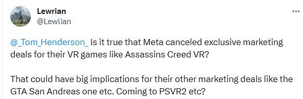 曝育碧希望《刺客教條:聯結核心2》登陸全部VR平台 曝育碧希望《刺客教條:聯結核心2》登陸全部VR平台