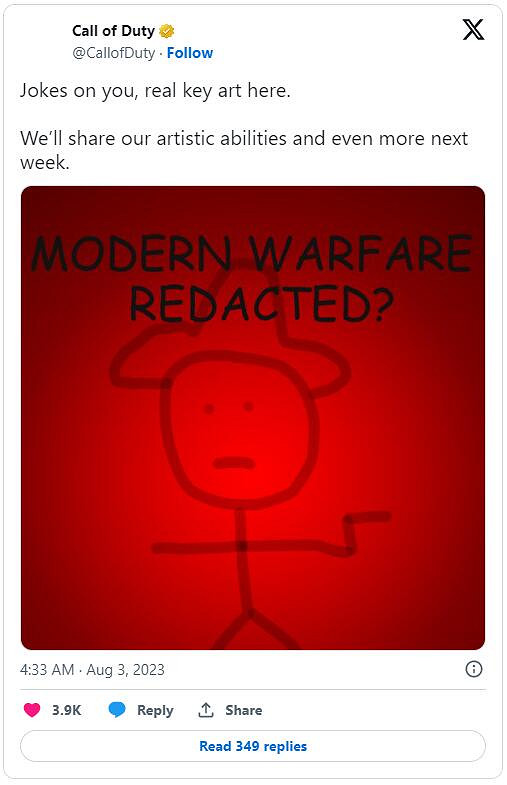 《COD》官方暗示新作下周公布！“主視覺圖”曝光