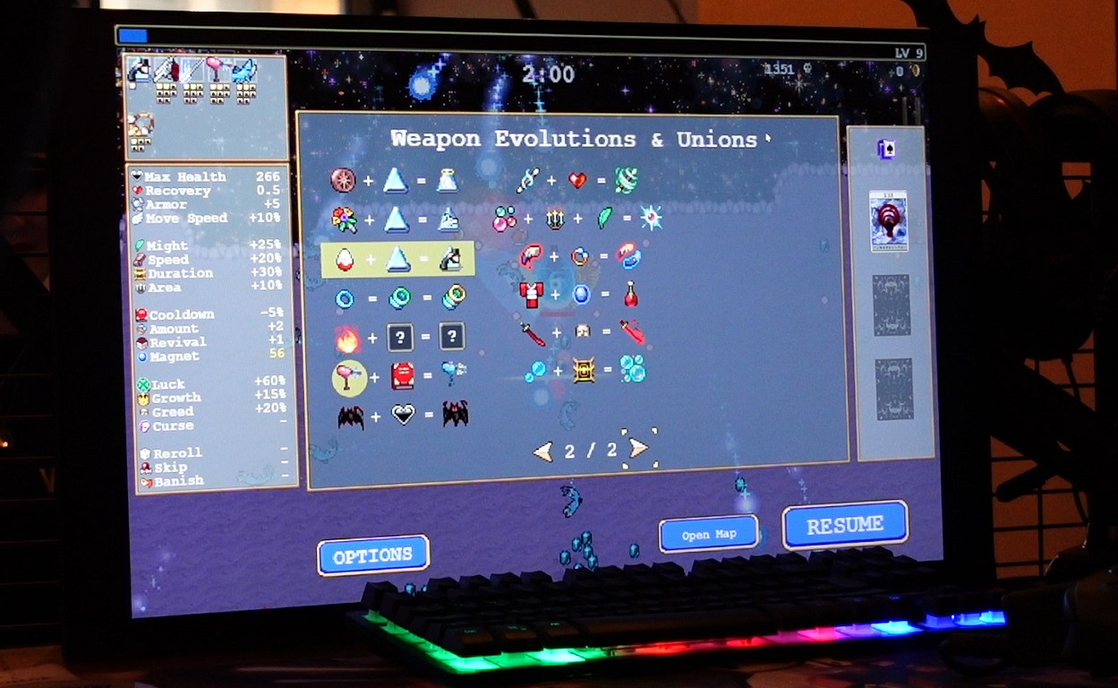 新角色新地圖新武器!《吸血鬼倖存者》將來有可能推出導剪版 新角色新地圖新武器!《吸血鬼倖存者》將來有可能推出導剪版