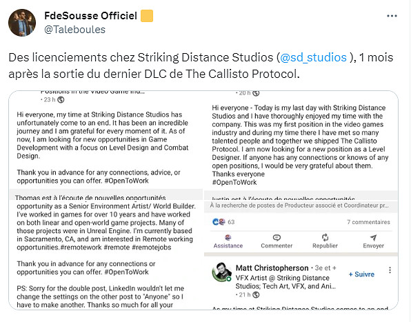 銷售資料不及預期《木衛四協議》開發工作室調整裁員