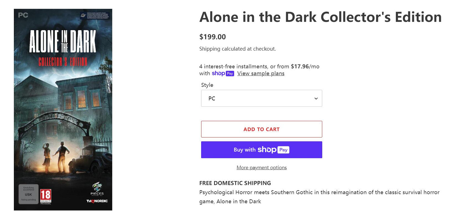 《鬼屋魔影重製版》實體收藏版公布 全球限量5000份! 《鬼屋魔影重製版》實體收藏版公布 全球限量5000份!