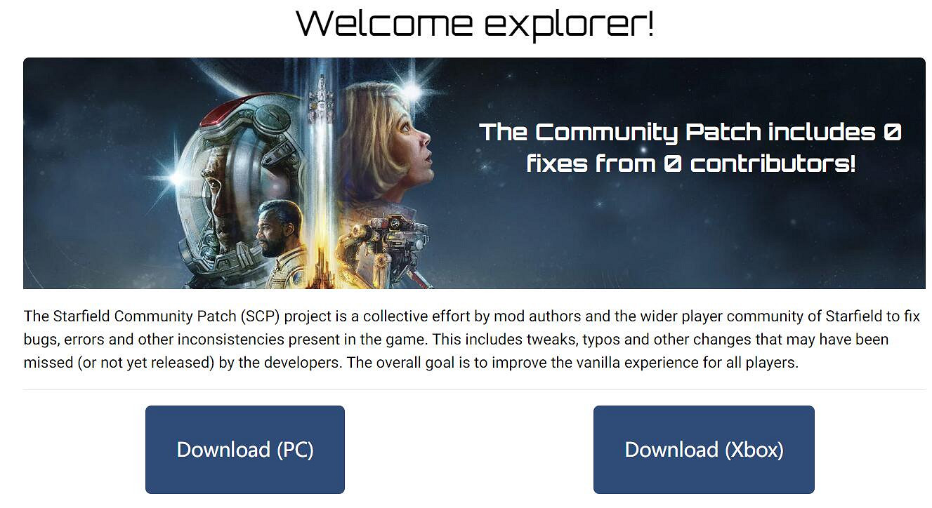 mod作者將齊心協力為B社《星空》推出社區修復更新檔!