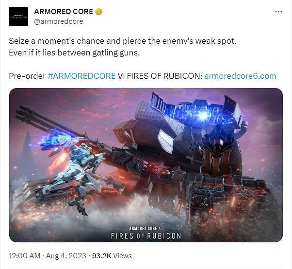 《裝甲核心6》曝最新官圖 槍林彈雨之間直擊敵人弱點 《裝甲核心6》曝最新官圖 槍林彈雨之間直擊敵人弱點