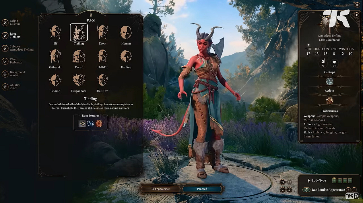 《柏德之門3》捏臉玩法怎麽樣？捏臉系統實機展示